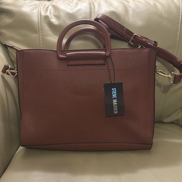 Steve Madden messenger bag in brown, never used. - Picture 2 of 4